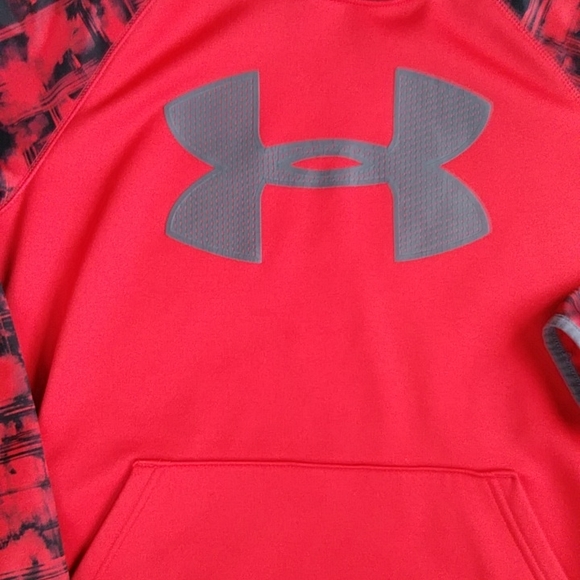 Under Armour Pullover Hoodie Fleece Lined Coldgear Loose - Picture 5 of 14